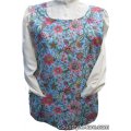 retro floral blue flower cobbler apron