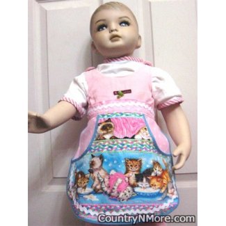 sweet kittens girls waist apron med