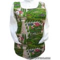 english garden colorful rose cobbler apron