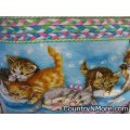 playful kittens cobbler apron 1480