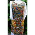 vintage life farm long country apron large
