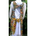 vintage life farm long country apron large
