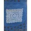 vintage rose amish canning apron large