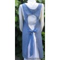 vintage rose amish canning apron large