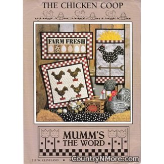 chicken coop wall hanging quilt pattern