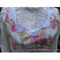 gorgeous rose vintage canning apron