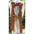 country rooster hen vintage canning apron large