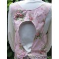 garden rose tea party canning apron large
