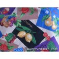 vintage fruit canning apron large