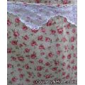 vintage rose 2 canning apron large