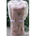 garden rose tea party canning apron