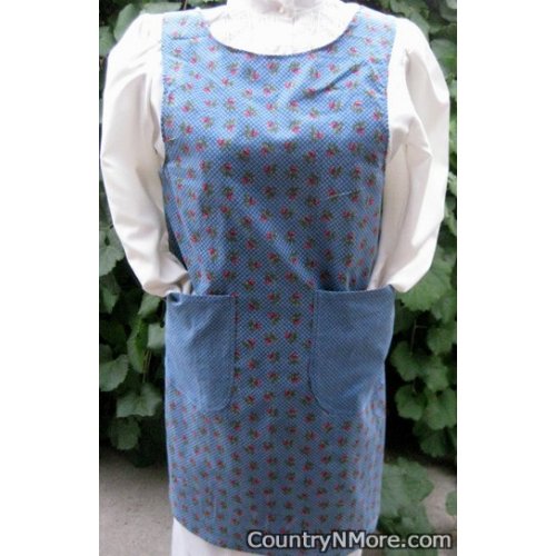 vintage look rose canning apron