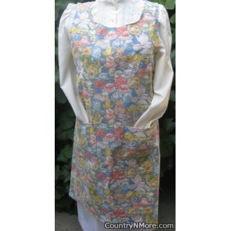 coffee tea vintage canning apron