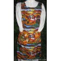 country fall vintage canning apron medium