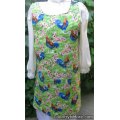 gorgeous rooster vintage canning apron large