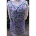 garden floral dragonfly vintage canning apron