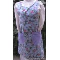 garden floral dragonfly vintage canning apron