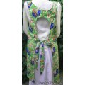 gorgeous rooster vintage canning apron large