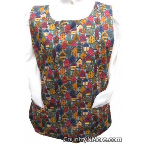 birdhouse rooster cobbler apron