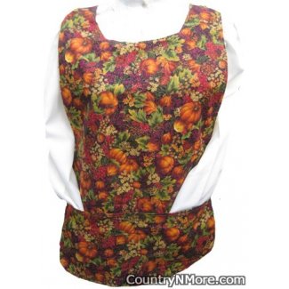 colorful fall cobbler apron
