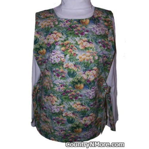 flowers garden cobbler apron
