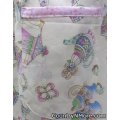 floral teapots vintage waist apron