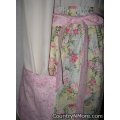 gorgeous floral vintage waist apron
