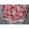 pretty rose floral vintage waist apron