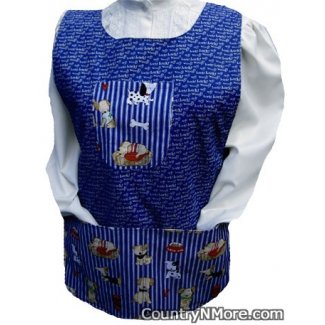 cute dog cobbler apron lg xl