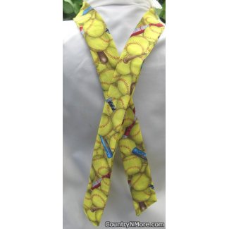 yellow softball sport neck cooler hot weather