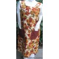 fall leaves flowers canning apron large