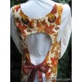 fall leaves flowers canning apron large