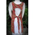 vintage poinsettia canning apron