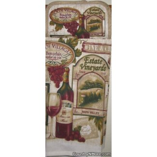 napa valley potholder oven door towel