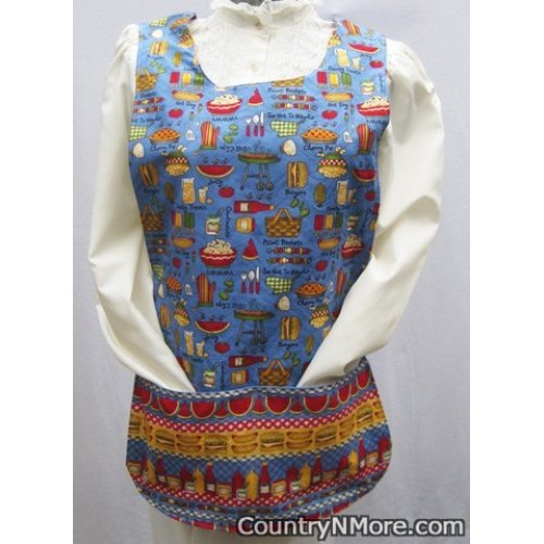 barbecue food reversible cobbler apron medium