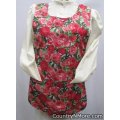 garden rose sunflower reversible cobbler apron medium