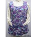 gorgeous lilac purple flower reversible cobbler apron