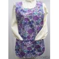 gorgeus lilac floral reversible cobbler apron medium