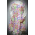pink paisley flower daisy vintage handmade apron