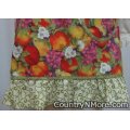 gorgeous vintage fruit plus size apron