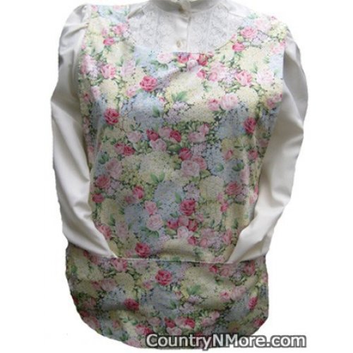 cobbler apron gorgeous flower theme medium