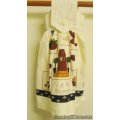 hanging tropical kitchen oven door towel