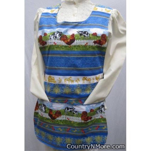 cobbler apron country rooster medium