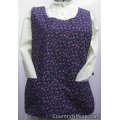 lilacs roses reversible cobbler apron xxl plus size