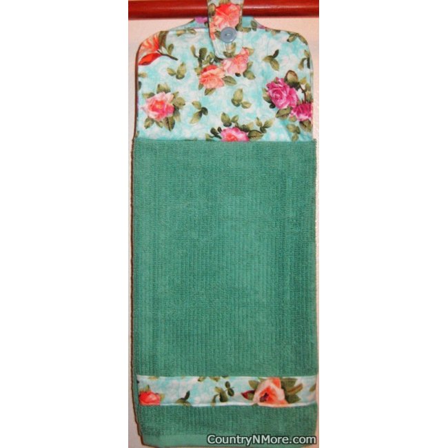 Gorgeous Rose Oven Door Kitchen Tea Towel