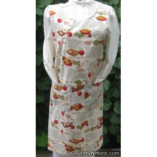 apple pie recipe vintage canning apron large