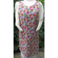 pretty flowers vintage canning apron
