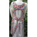 pretty flowers vintage canning apron