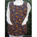 country fall rooster leaf rose cobbler apron