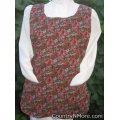 country fall rooster leaf rose cobbler apron